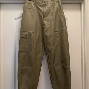 Anthropologie Olive Cargo Pants